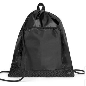 Lug Jumping Jack Drawstring Backpack in Midnight Black 🎒